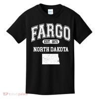 Fargo North Dakota Est 1871 Varsity Kids T-Shirt thumb 0