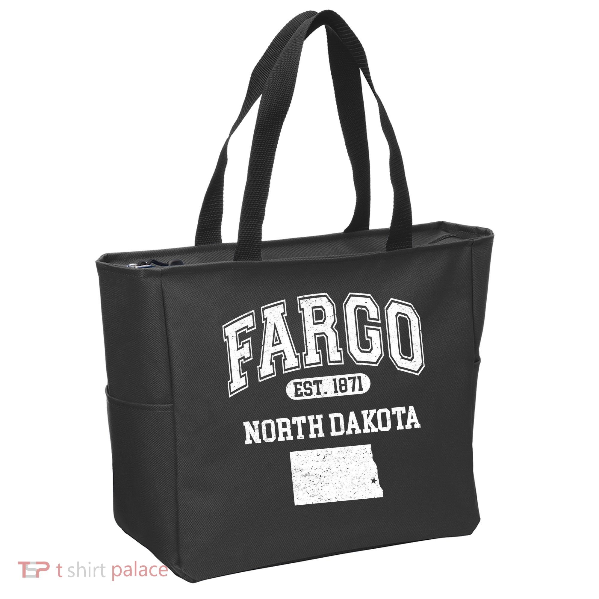 Fargo North Dakota Est 1871 Varsity Tote Bag