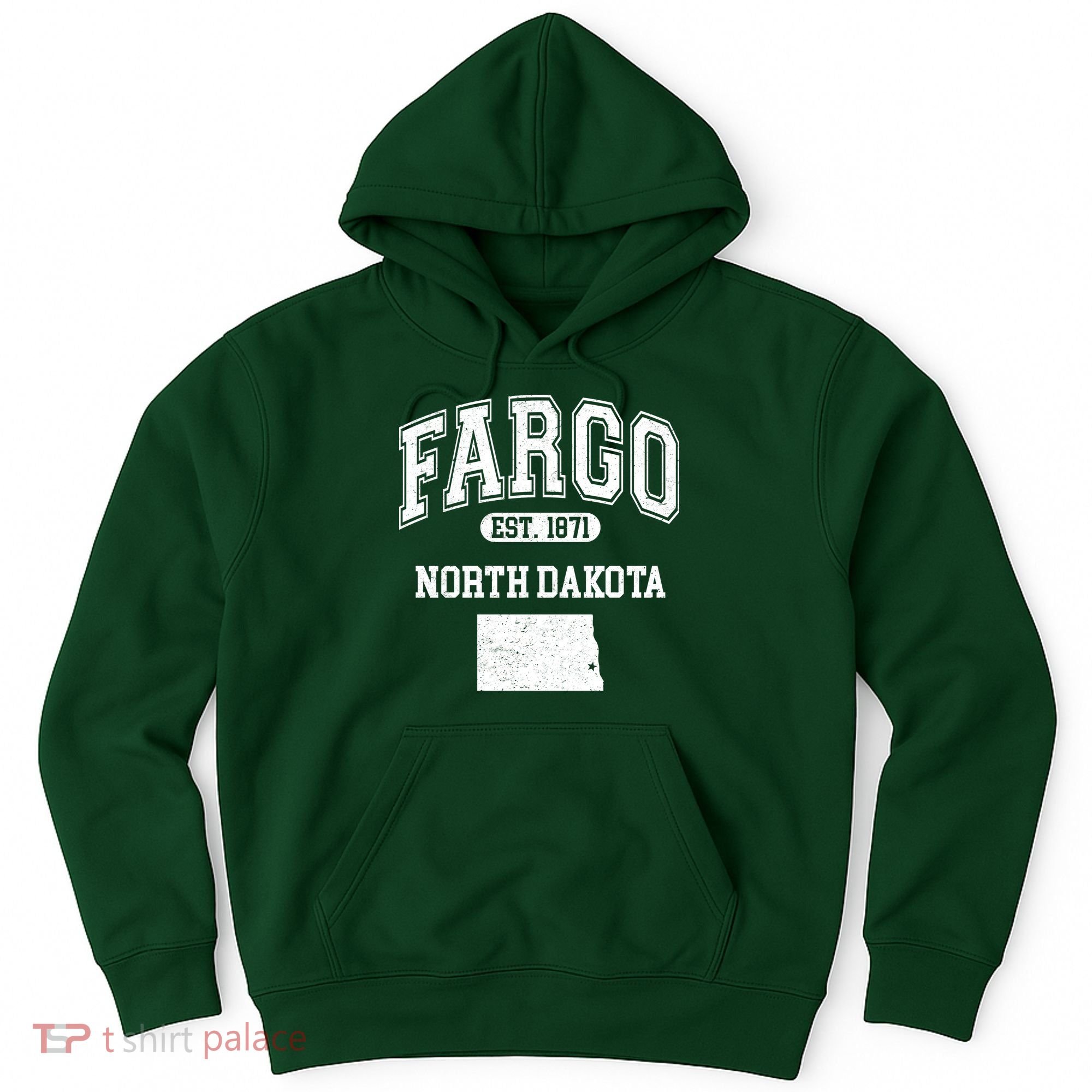 Fargo North Dakota Est 1871 Varsity Hoodie