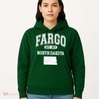 Fargo North Dakota Est 1871 Varsity Hoodie thumb 5