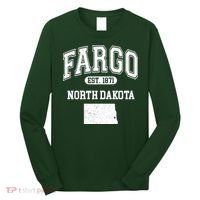 Fargo North Dakota Est 1871 Varsity Long Sleeve Shirt thumb 0