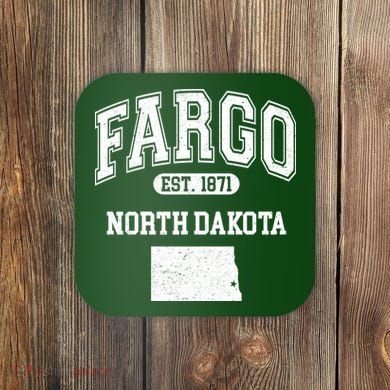 Fargo North Dakota Est 1871 Varsity Coaster
