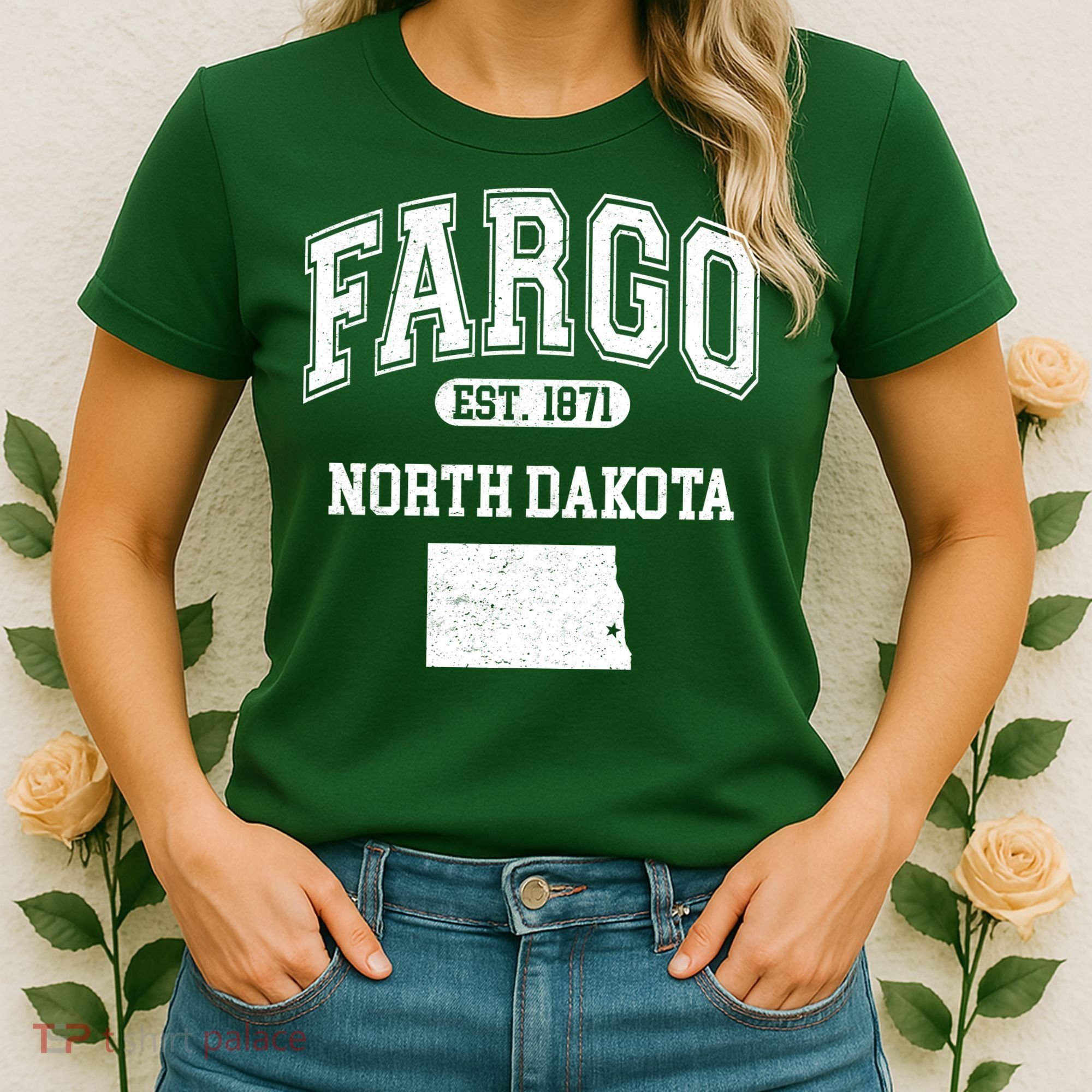 Fargo North Dakota Est 1871 Varsity Women's T-Shirt