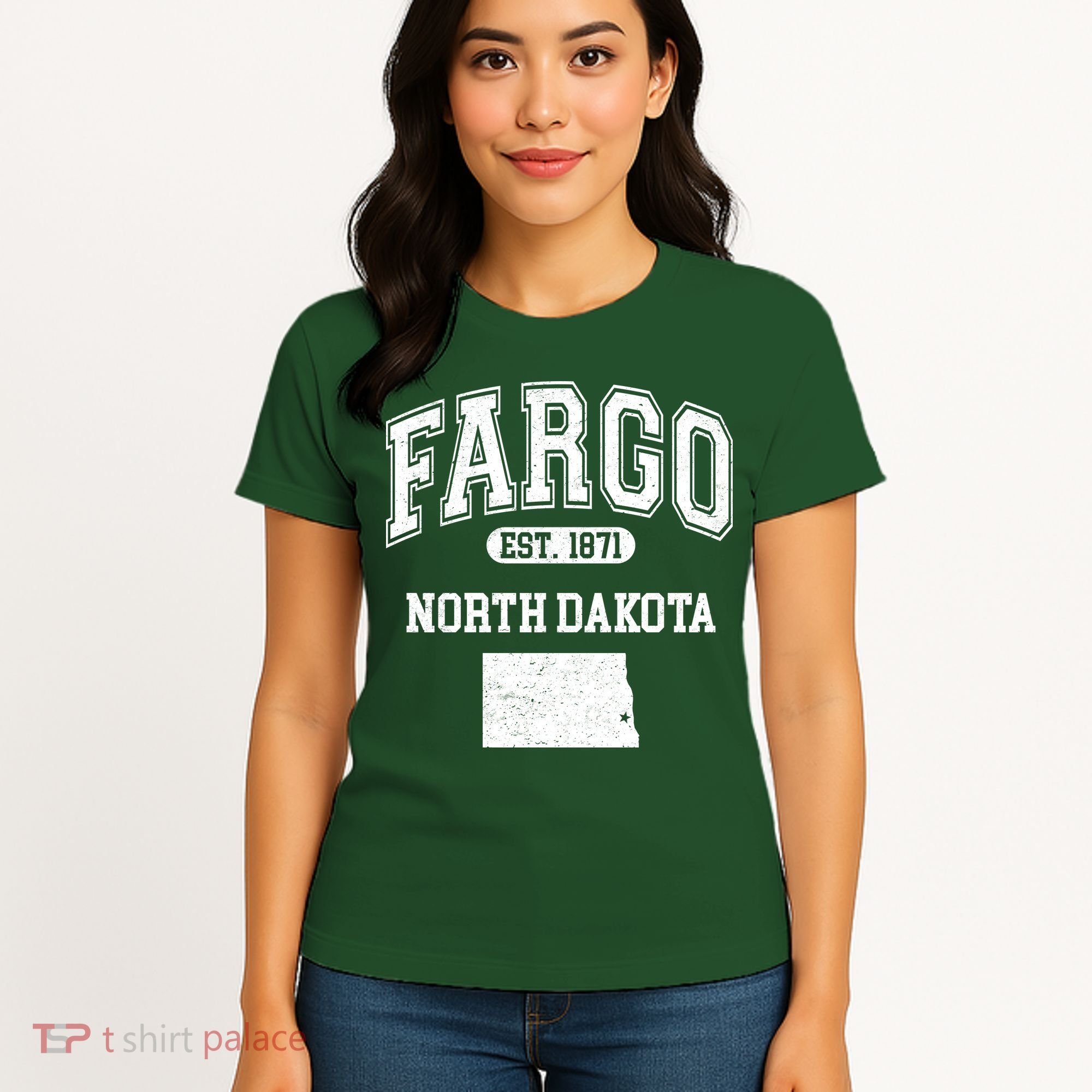 Fargo North Dakota Est 1871 Varsity Women's T-Shirt