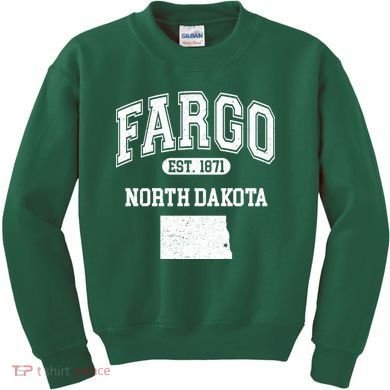 Fargo North Dakota Est 1871 Varsity Kids Sweatshirt