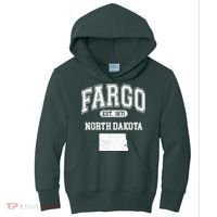 Fargo North Dakota Est 1871 Varsity Kids Hoodie thumb 0