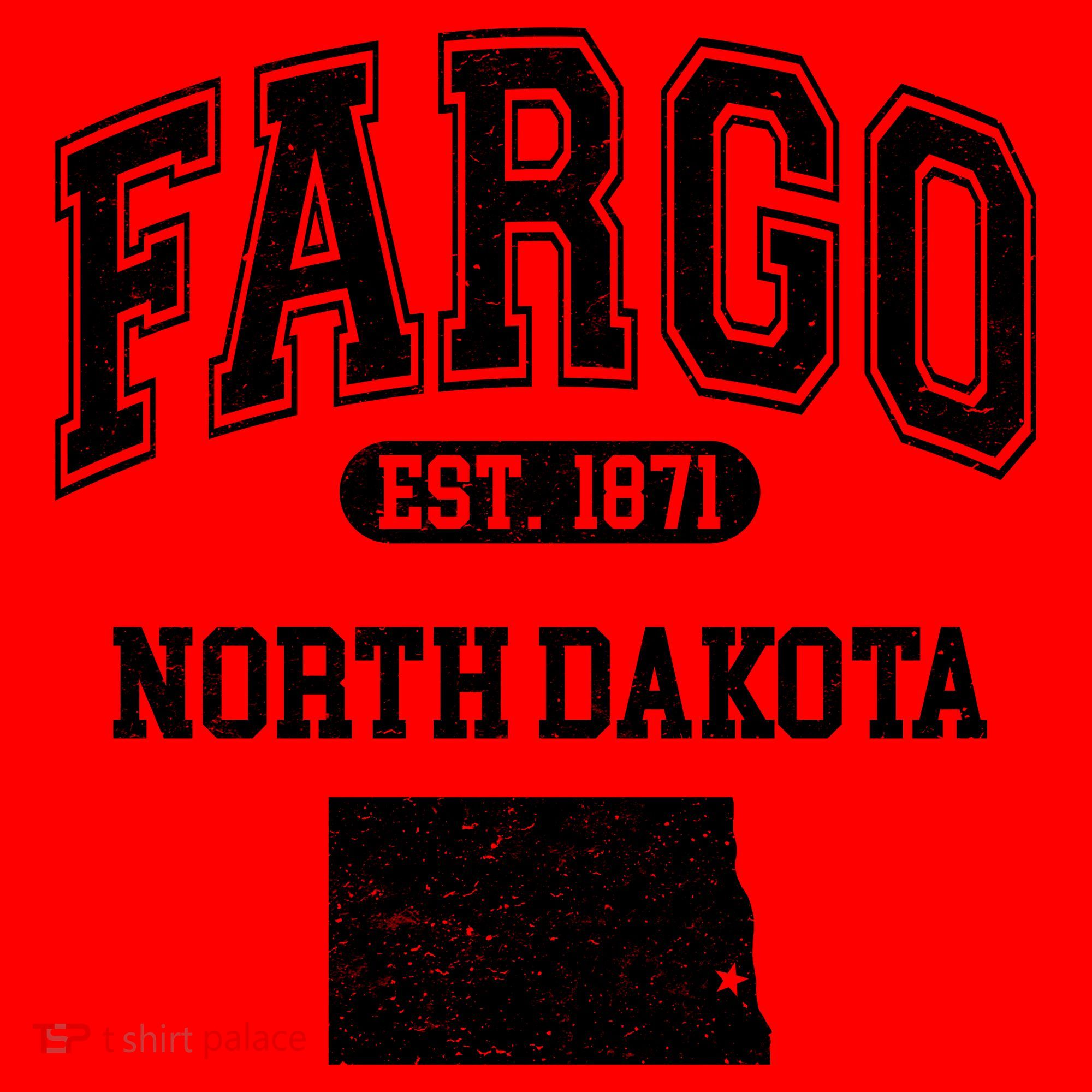 Fargo North Dakota Est 1871 Varsity Santa Hat