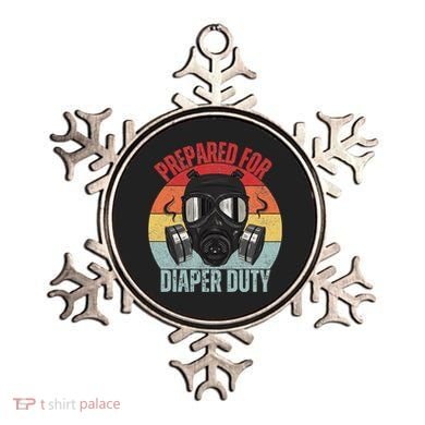 Funny New Dad Prepared For Diaper Duty Daddy Diaper Duty Ornament