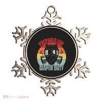 Funny New Dad Prepared For Diaper Duty Daddy Diaper Duty Ornament thumb 0