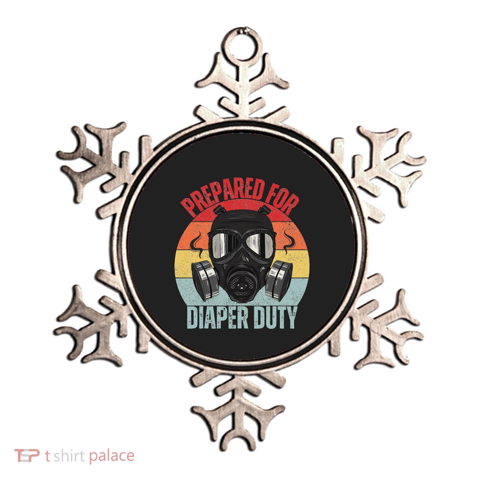 Funny New Dad Prepared For Diaper Duty Daddy Diaper Duty Ornament
