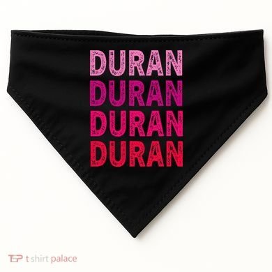 First Name Duran I Love Duran USA-Made Doggie Bandana