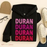 First Name Duran I Love Duran Hoodie thumb 4
