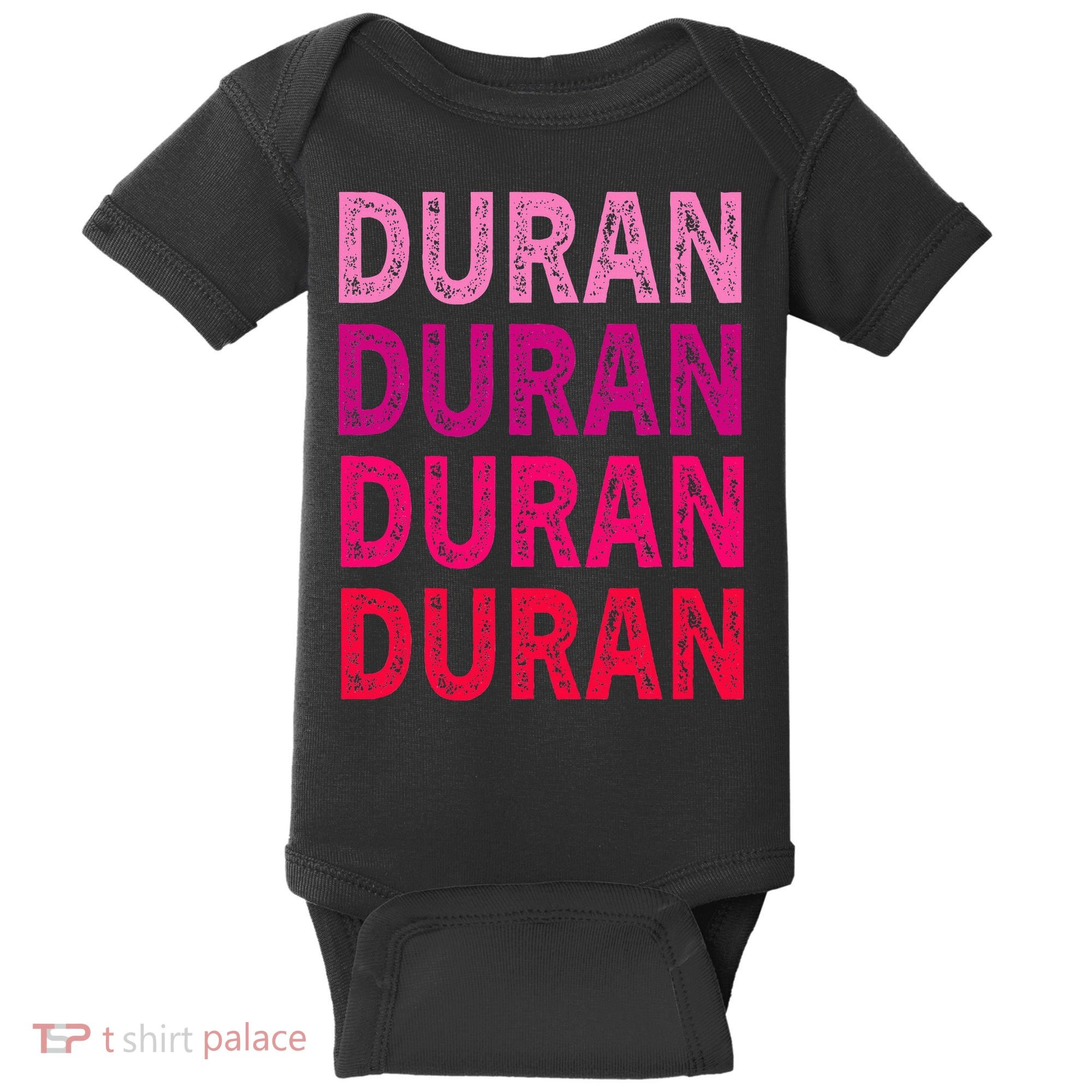 First Name Duran I Love Duran Baby Bodysuit