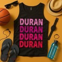 First Name Duran I Love Duran Tank Top thumb 4
