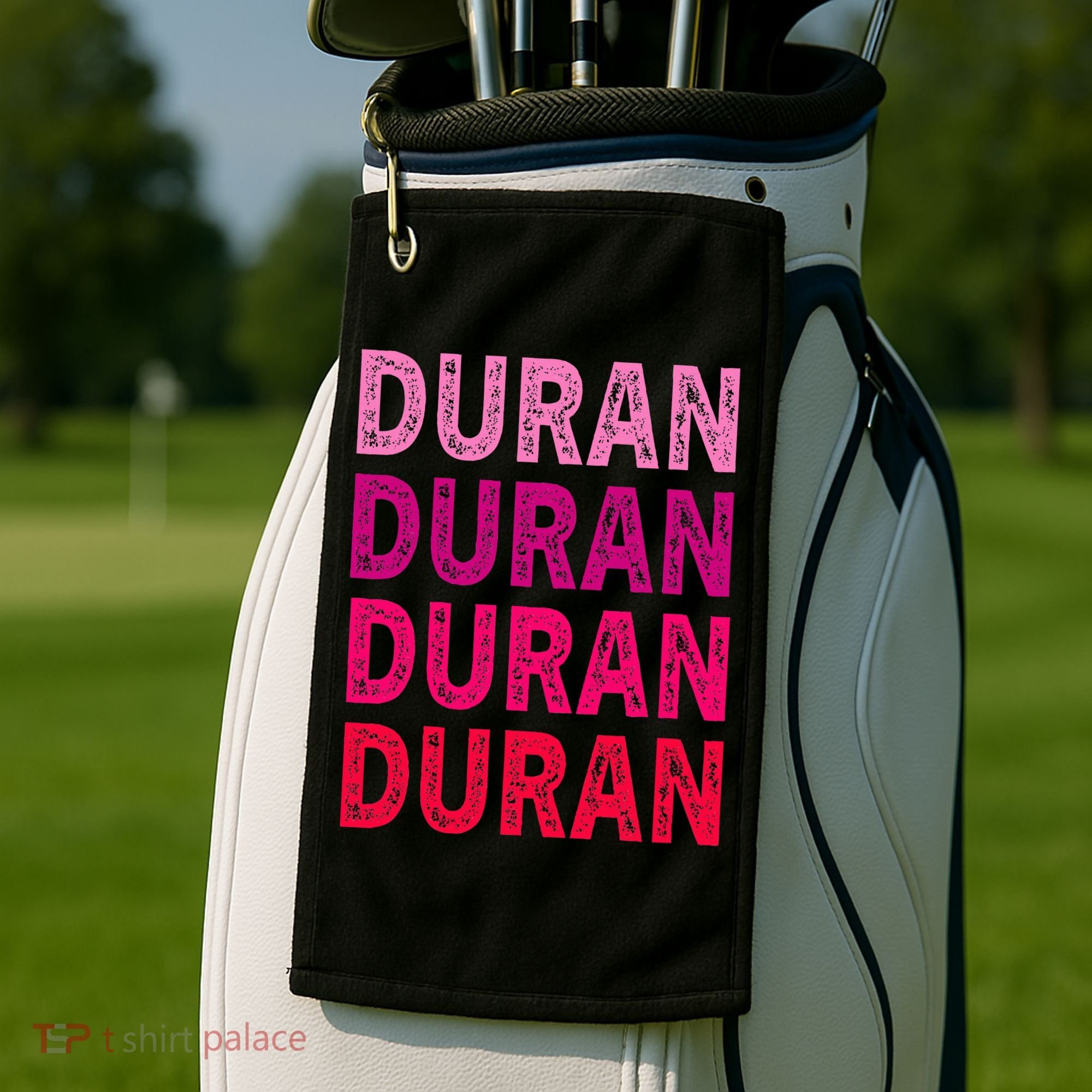 First Name Duran I Love Duran Golf Towel