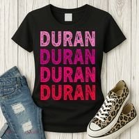 First Name Duran I Love Duran Women's T-Shirt thumb 3