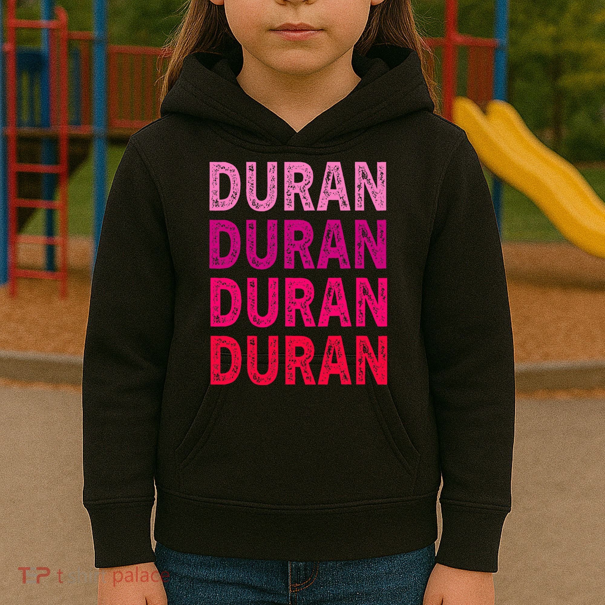 First Name Duran I Love Duran Kids Hoodie