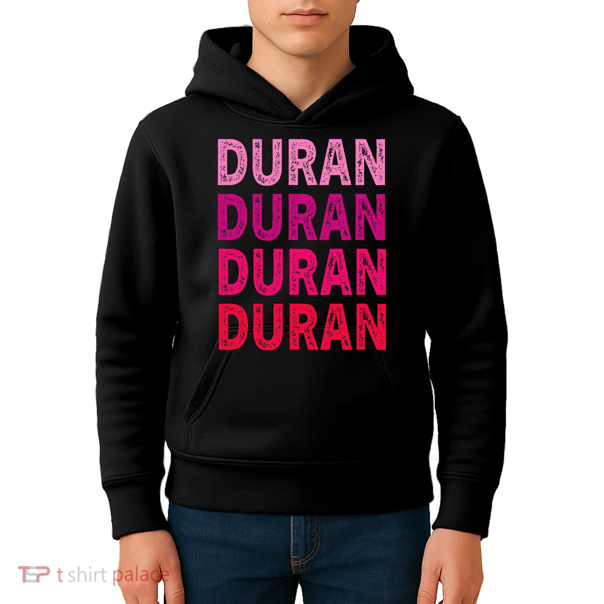 First Name Duran I Love Duran Kids Hoodie