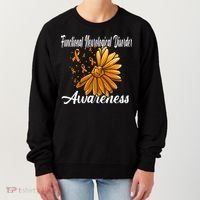 Functional Neurological Disorder Awareness Fnd Related Orang Gift Women's Sweatshirt thumb 0