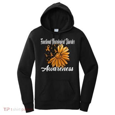 Functional Neurological Disorder Awareness Fnd Related Orang Gift Women's Hoodie