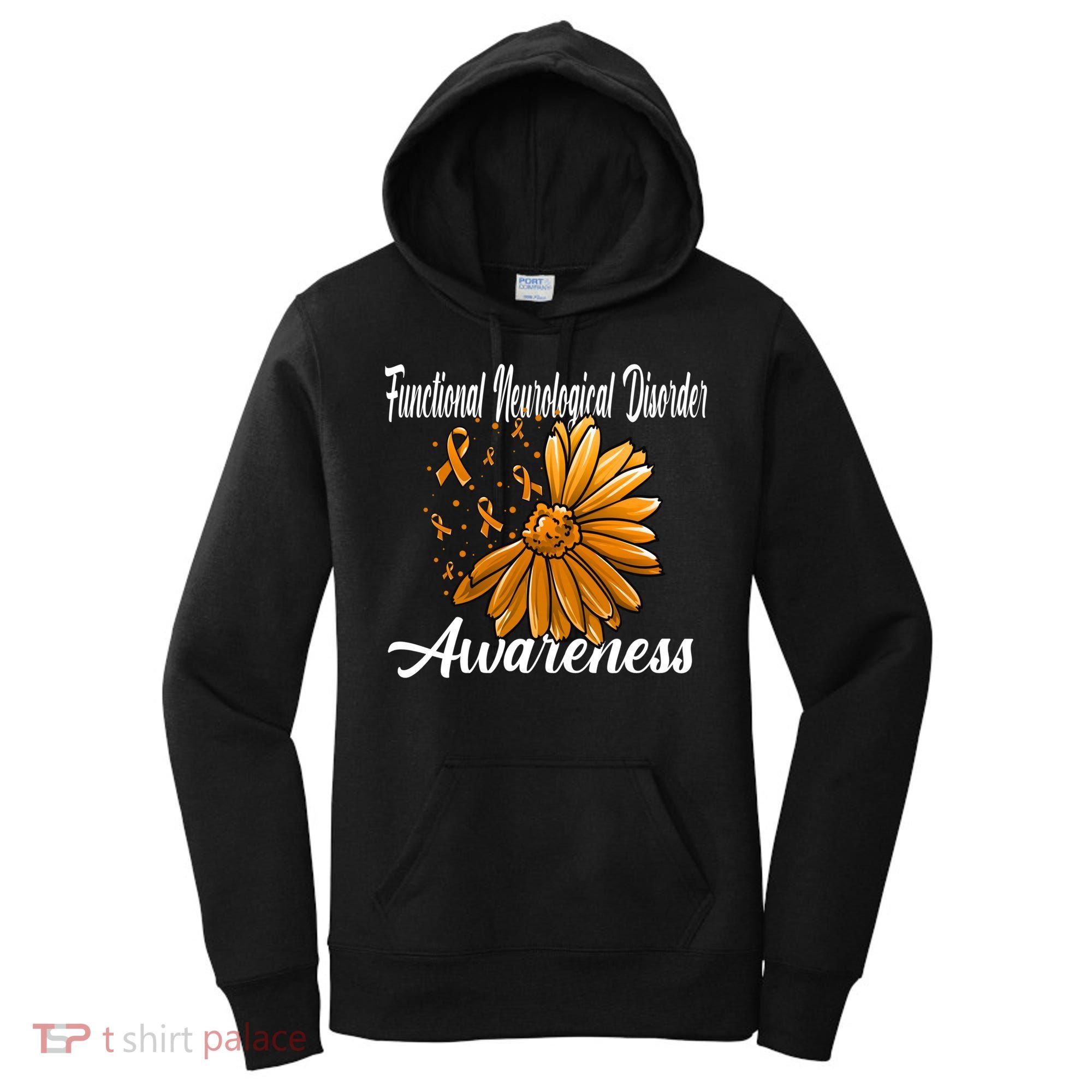 Functional Neurological Disorder Awareness Fnd Related Orang Gift Women's Hoodie