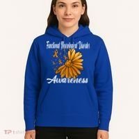 Functional Neurological Disorder Awareness Fnd Related Orang Gift Hoodie thumb 5