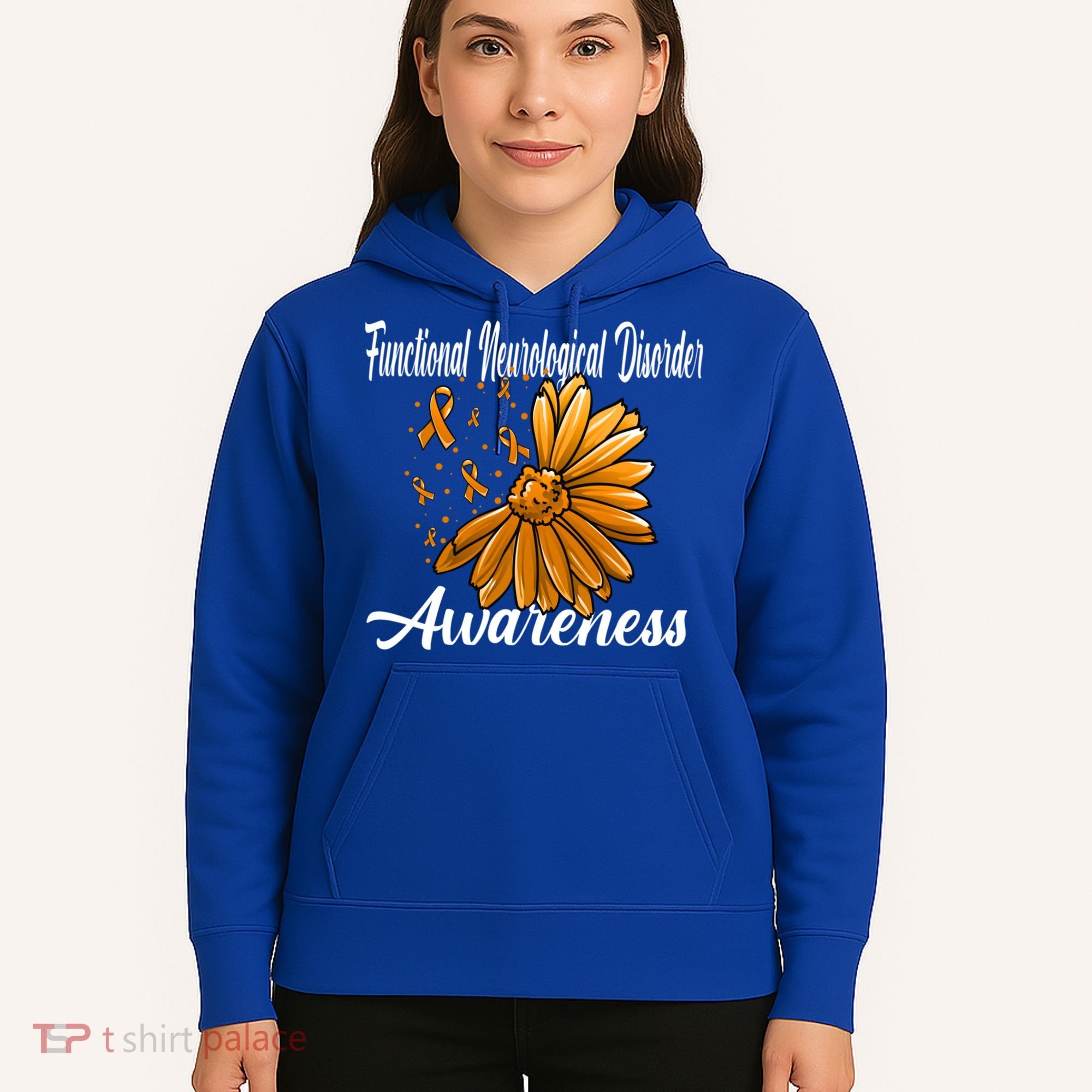 Functional Neurological Disorder Awareness Fnd Related Orang Gift Hoodie