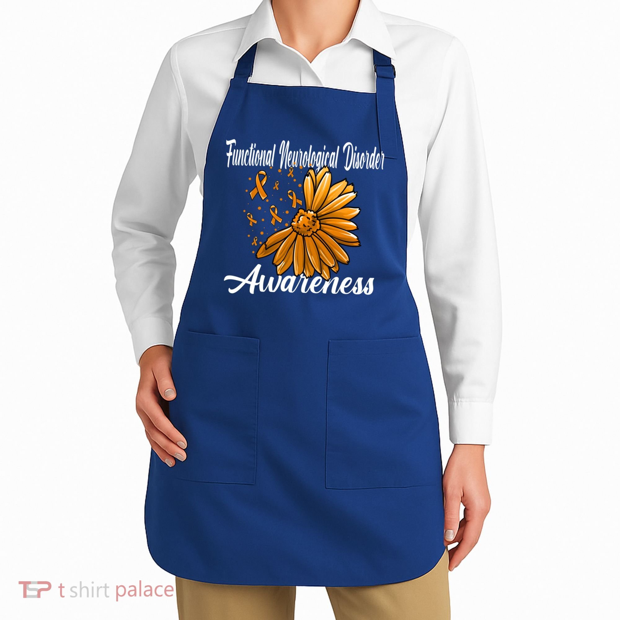 Functional Neurological Disorder Awareness Fnd Related Orang Gift Apron