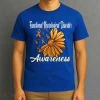 Functional Neurological Disorder Awareness Fnd Related Orang Gift T-Shirt thumb 3