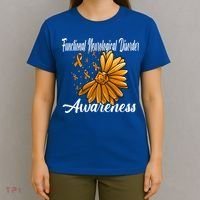 Functional Neurological Disorder Awareness Fnd Related Orang Gift T-Shirt thumb 4