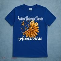 Functional Neurological Disorder Awareness Fnd Related Orang Gift T-Shirt thumb 5