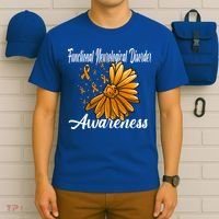 Functional Neurological Disorder Awareness Fnd Related Orang Gift T-Shirt thumb 6