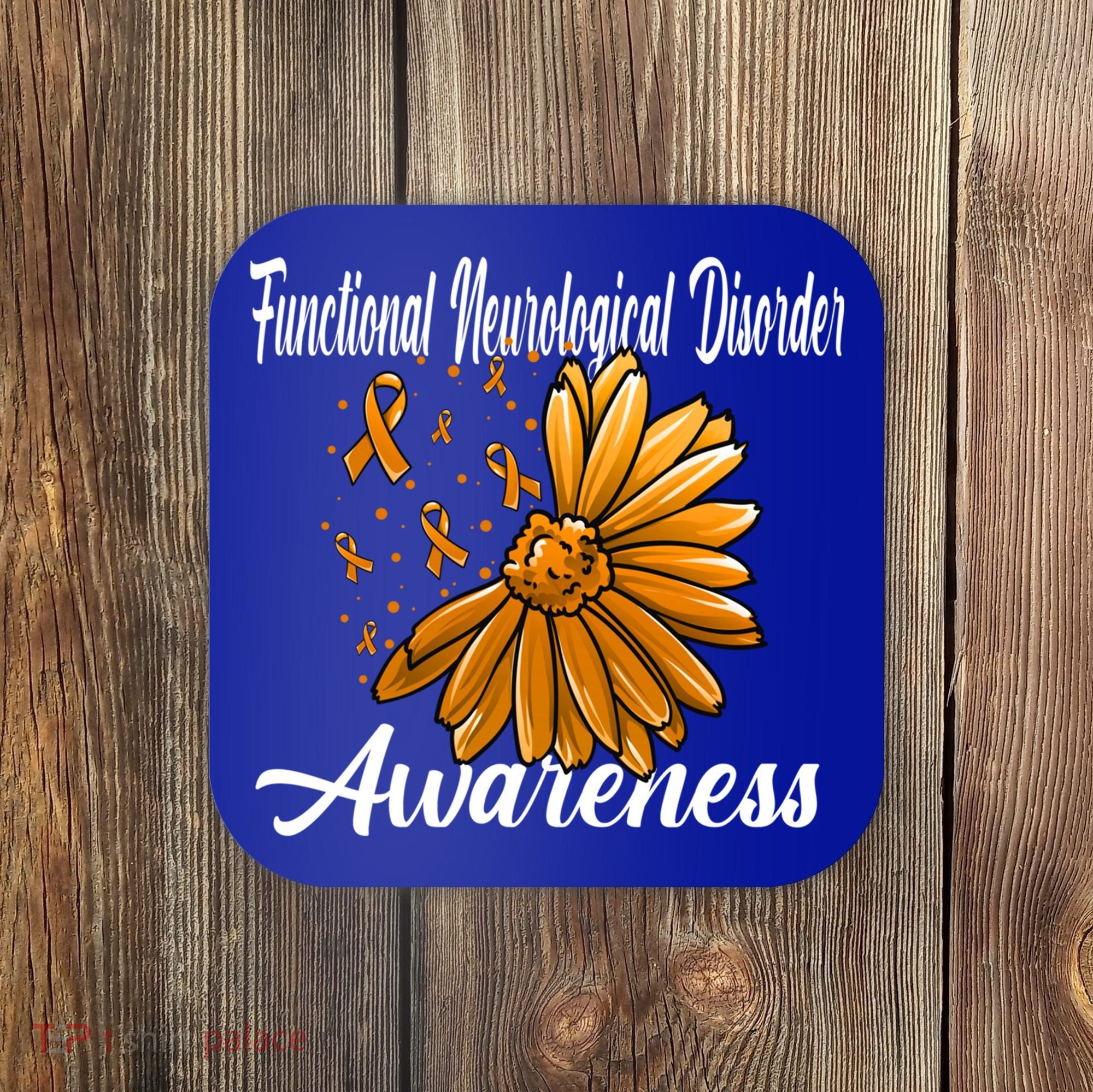 Functional Neurological Disorder Awareness Fnd Related Orang Gift Coaster