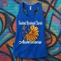 Functional Neurological Disorder Awareness Fnd Related Orang Gift Women's Tank Top thumb 3