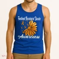 Functional Neurological Disorder Awareness Fnd Related Orang Gift Tank Top thumb 3