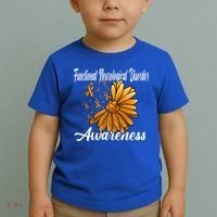 Functional Neurological Disorder Awareness Fnd Related Orang Gift Toddler T-Shirt thumb 2