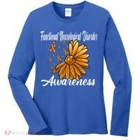 Functional Neurological Disorder Awareness Fnd Related Orang Gift Women's Long Sleeve Shirt thumb 0
