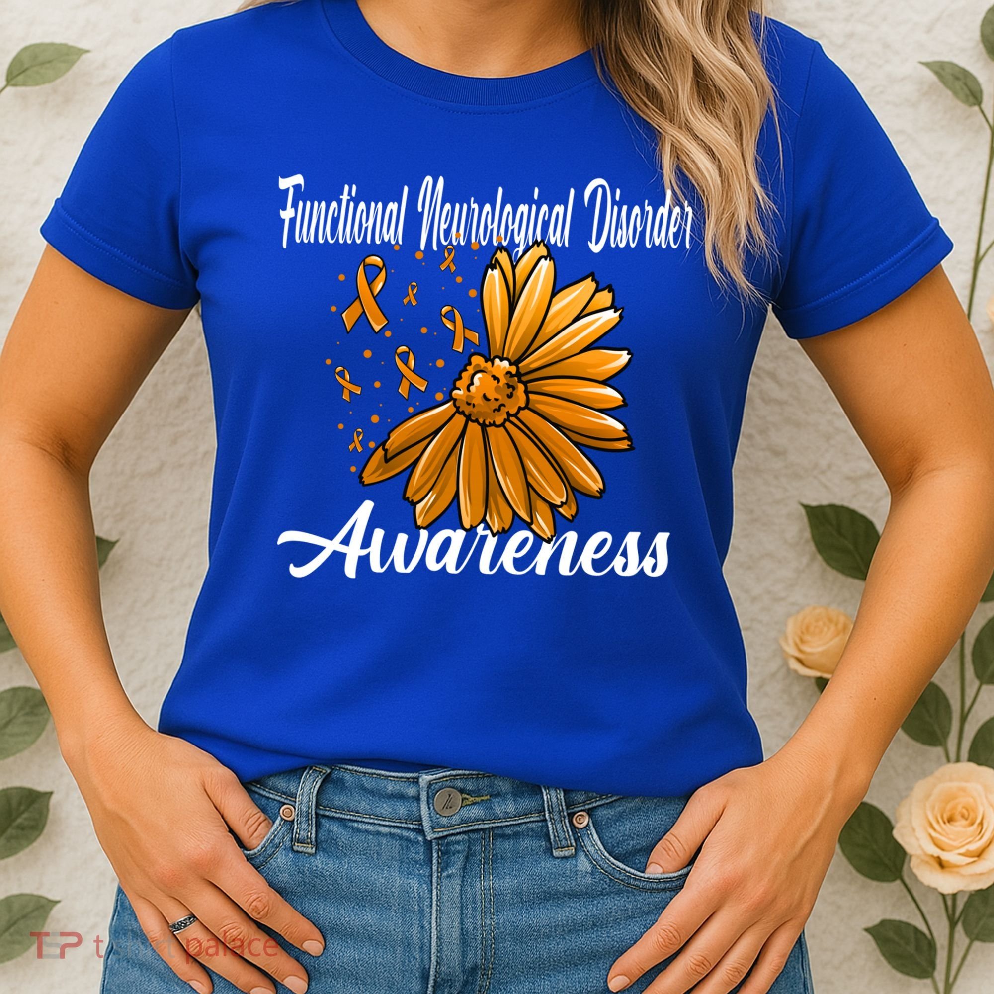 Functional Neurological Disorder Awareness Fnd Related Orang Gift Women's T-Shirt