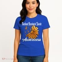 Functional Neurological Disorder Awareness Fnd Related Orang Gift Women's T-Shirt thumb 4