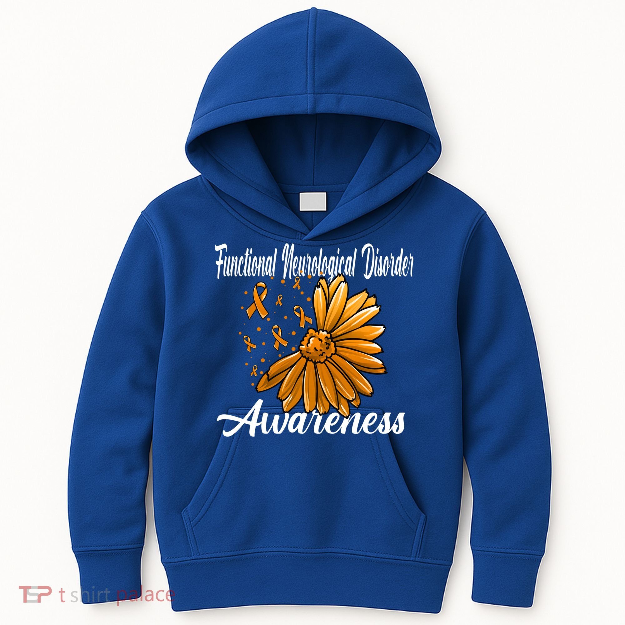 Functional Neurological Disorder Awareness Fnd Related Orang Gift Kids Hoodie