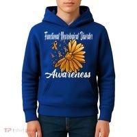 Functional Neurological Disorder Awareness Fnd Related Orang Gift Kids Hoodie thumb 4