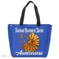 Functional Neurological Disorder Awareness Fnd Related Orang Gift Tote Bag thumb 0