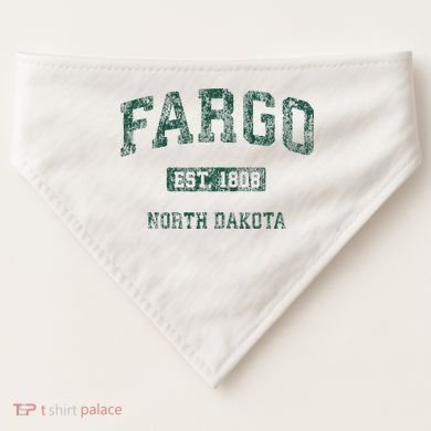 Fargo North Dakota Nd USA-Made Doggie Bandana