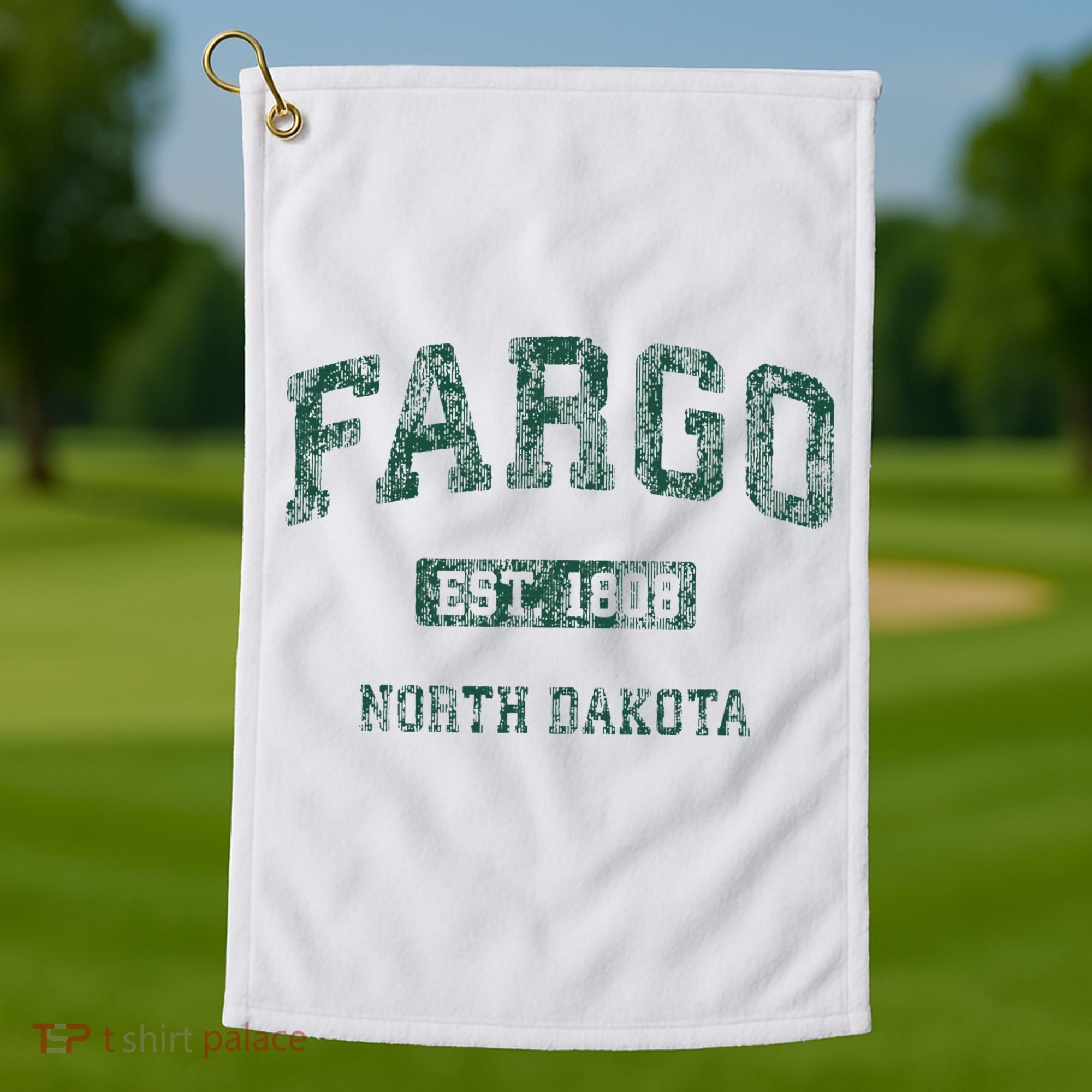 Fargo North Dakota Nd Golf Towel