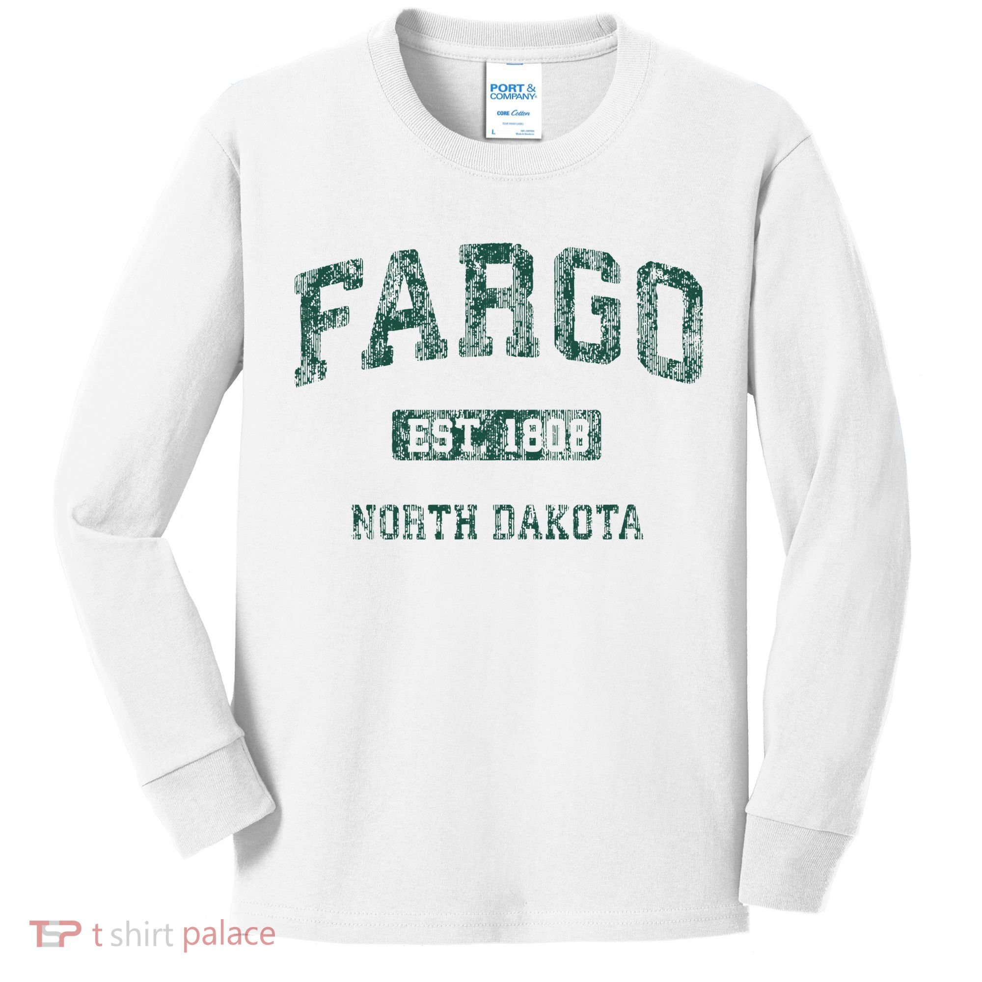 Fargo North Dakota Nd Kids Long Sleeve Shirt