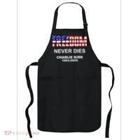 Freedom Never Dies Charlie Kirk Apron thumb 0