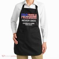 Freedom Never Dies Charlie Kirk Apron thumb 2