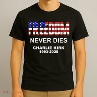 Freedom Never Dies Charlie Kirk T-Shirt thumb 3