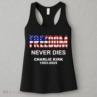 Freedom Never Dies Charlie Kirk Women's Tank Top thumb 3
