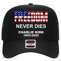 Freedom Never Dies Charlie Kirk Hat thumb 0